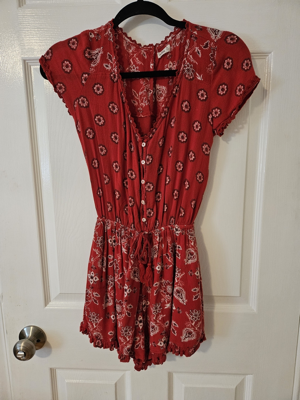 Hollister Red Boho Romper – Women's